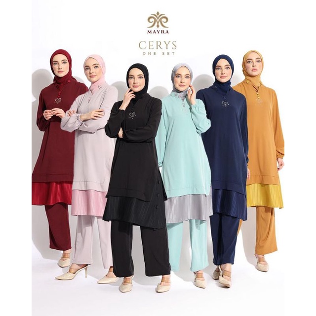 DMC | CERYS One Set by MAYRA | ONE SET TUNIK DAN CELANA
