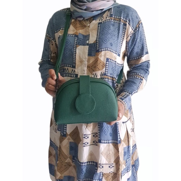 Tas slempang papirut wanita Kulit jeruk Premium BISA COD