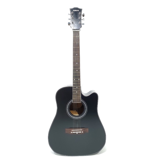 Gitar Akustik Merk Yamaha Jumbo Natural Hitam Sunkay Trusrod Senar String Murah Jakarta Pemula