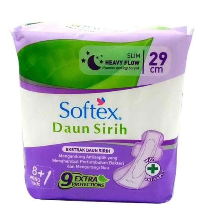 SOFTEX DAUN SIRIH SLIM EXTRA 29 CM/WING 23 CM/36 CM