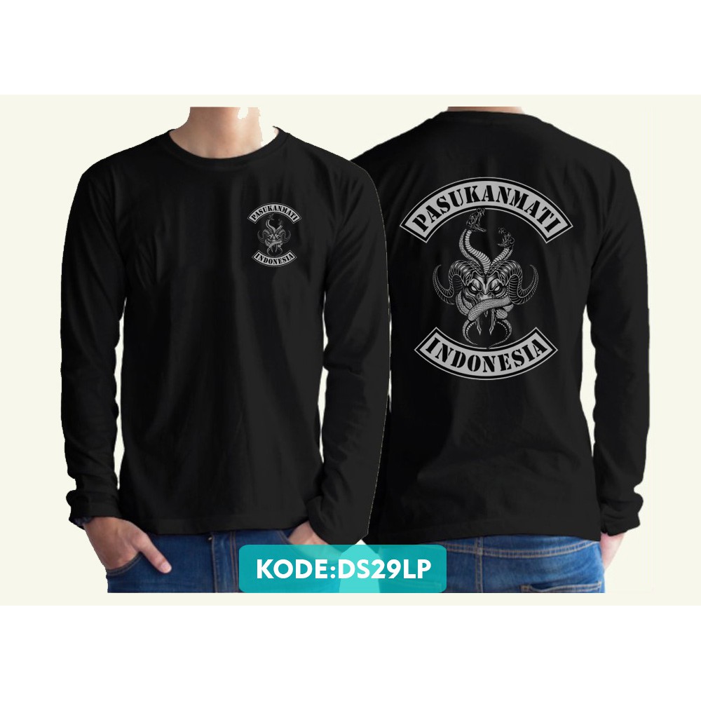 Kaos pasukan mati indonesia / shirt deadsquad lengan panjang ds29lp