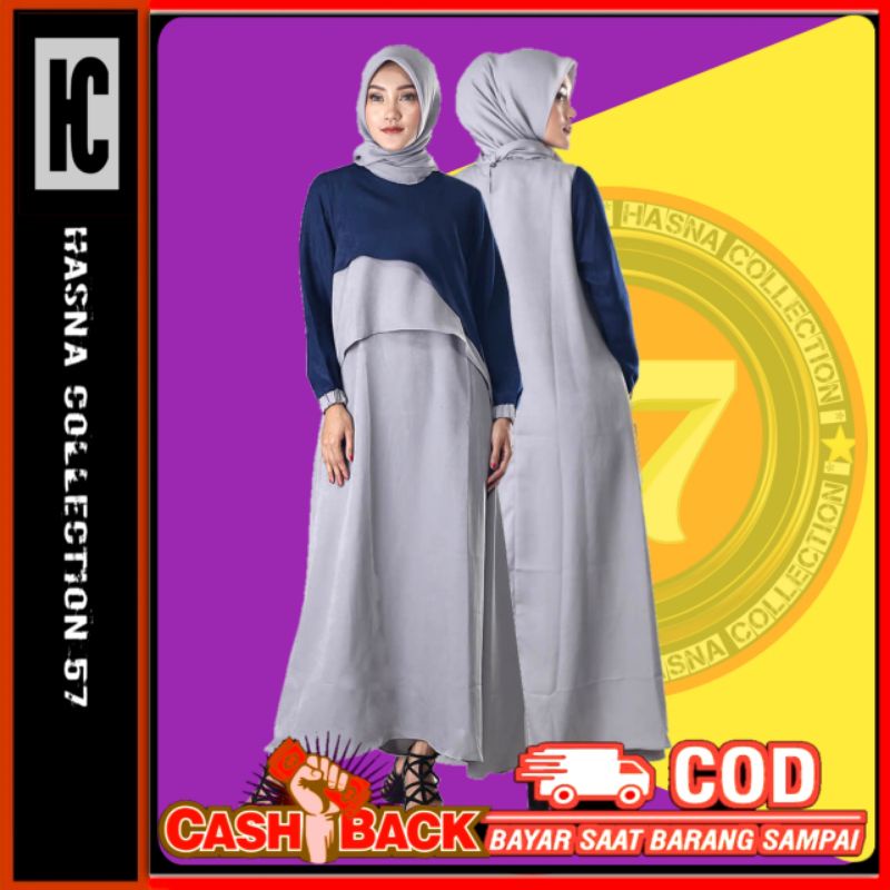 Gamis Premium Pakaian Gamis Wanita Baju Muslim  Dress Distro Dress