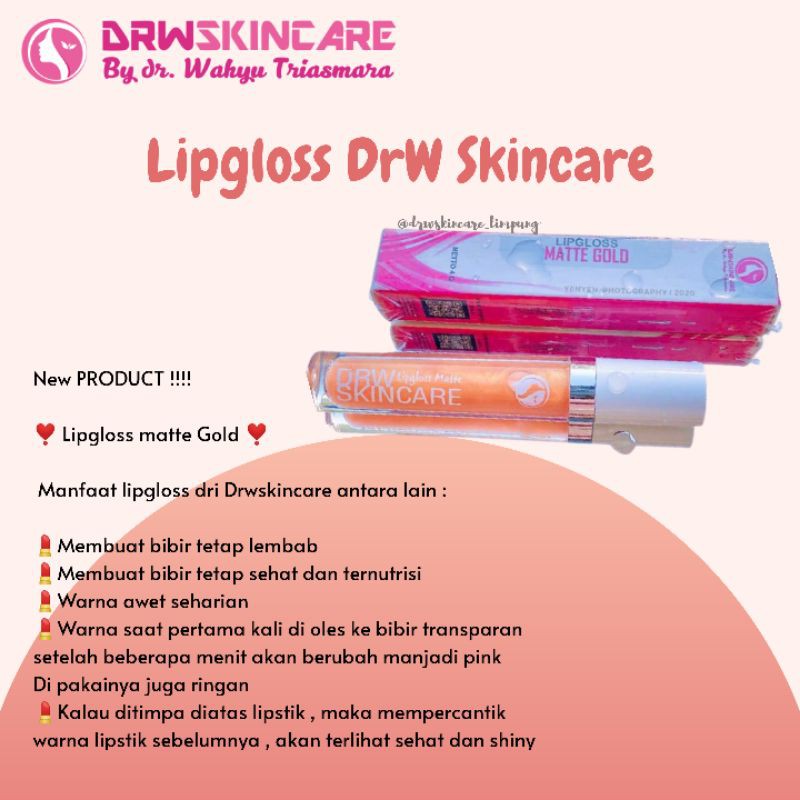 Drwskincare Paket Kecantikan Lipgloss Matte