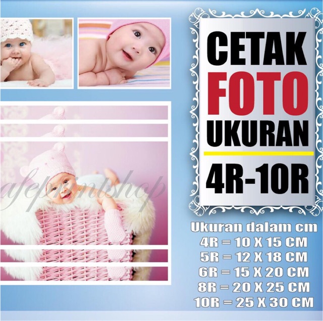 CETAK FOTO FUJIFILM 4R 5R 6R