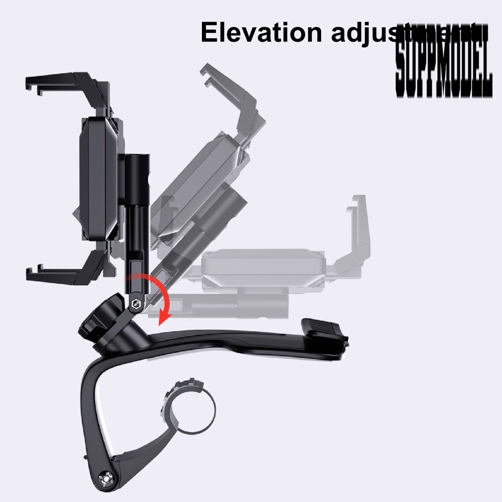 Bracket Holder Handphone / Gps Navigasi Rotasi 1200 Derajat Dengan Slot Kartu Parkir Tersembunyi Untuk Mobil