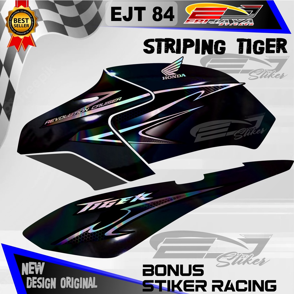 Jual STRIPING TIGER HOLOGRAM / STRIPING VARIASI TIGER REVO / STRIPING