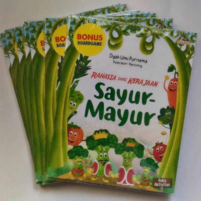 Rahasia Dari Kerajaan Sayur Mayur BUKU ANAK