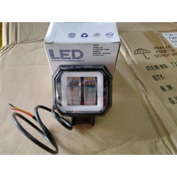 AKSESORIS MOTOR/LAMPU/LED MOTOR Lampu daymaker mini - Lampu tembak