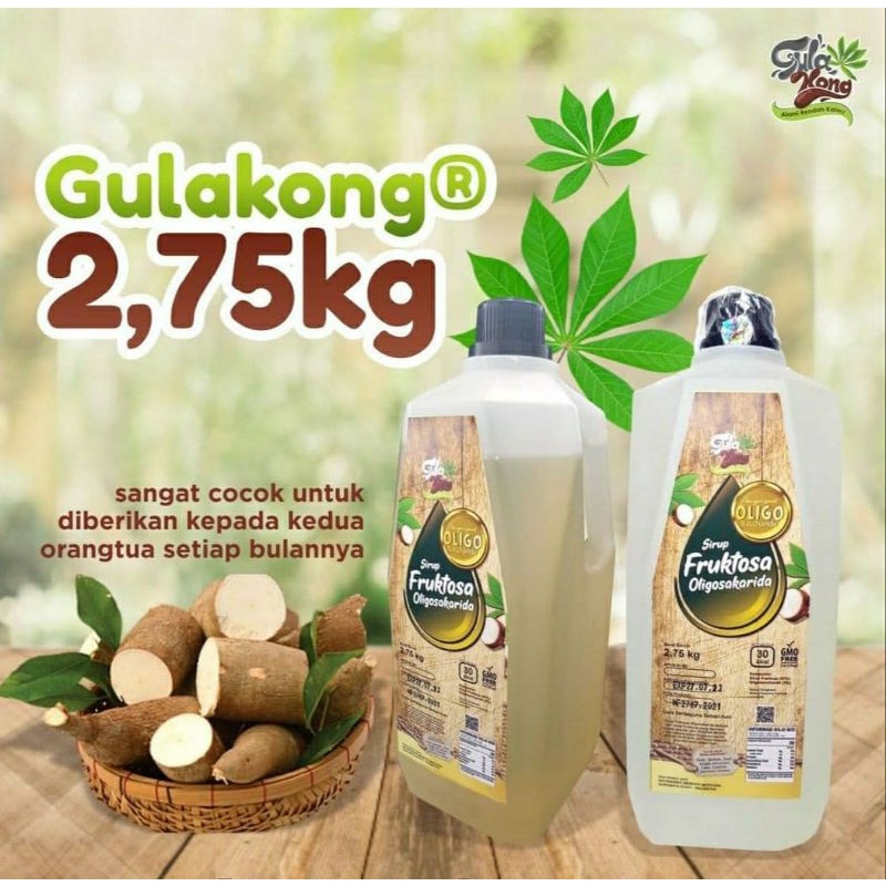 

GULAKONG Gula Singkong / Gula Diet Diabetes Autoimun Kemasan 2,75 kg