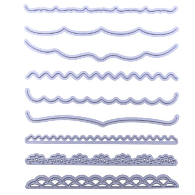 

Cutting Dies - Decorative Cards Edges (9Pcs)