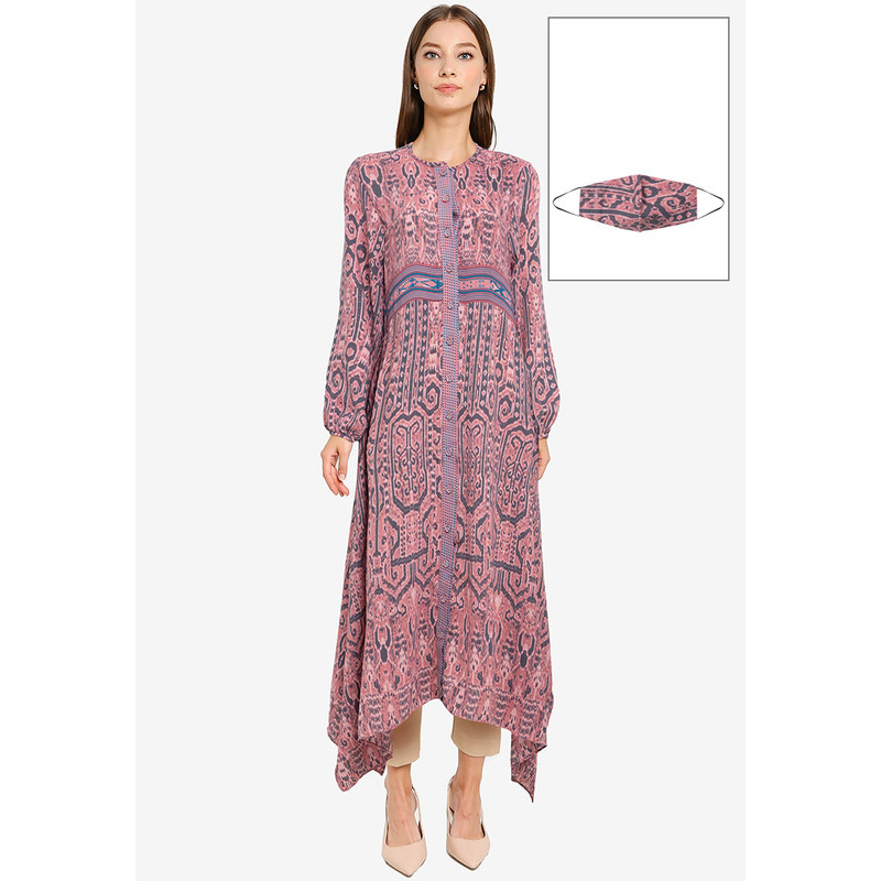 Kamilaa by Itang Yunasz Gamis Tunik Etnik