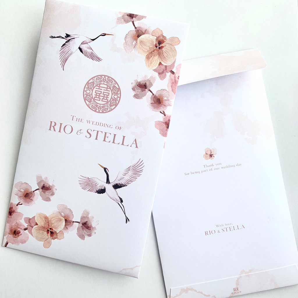 

Orchids & Cranes ( Angpao sangjit - Custom Angpao - Angpao Wedding )