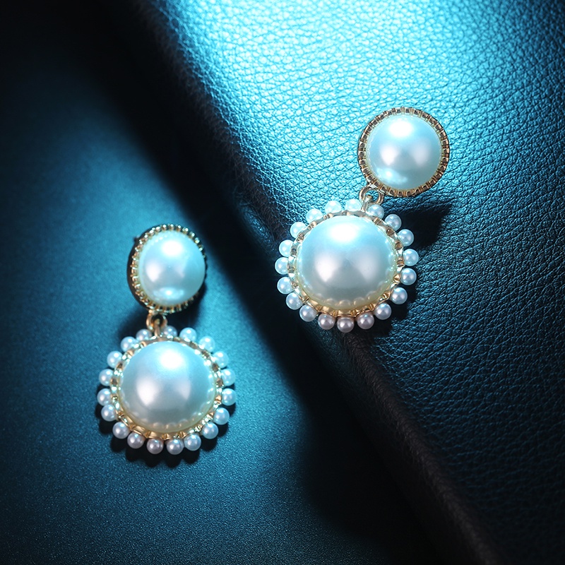 Anting Mutiara Gaya Retro Korea