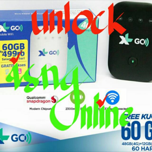 Modem mifi XL Go Movimax  UNLOCK free 60GB