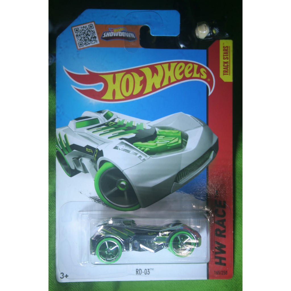 HOTWHEELS RD-03 green hijau chrome crom blue biru HOT WHEELS HW race track stars trek star RD03