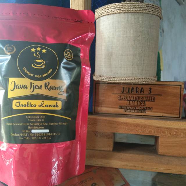 

KOPI ARABIKA JAVA IJEN BONDOWOSO 250 GRAM (BIJI/BUBUK)