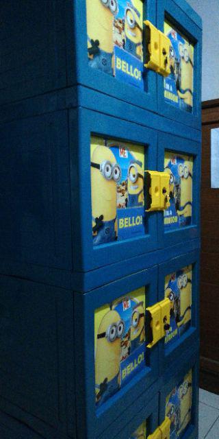 Jne - Lemari Plastik Naiba Minion Susun 4 9864