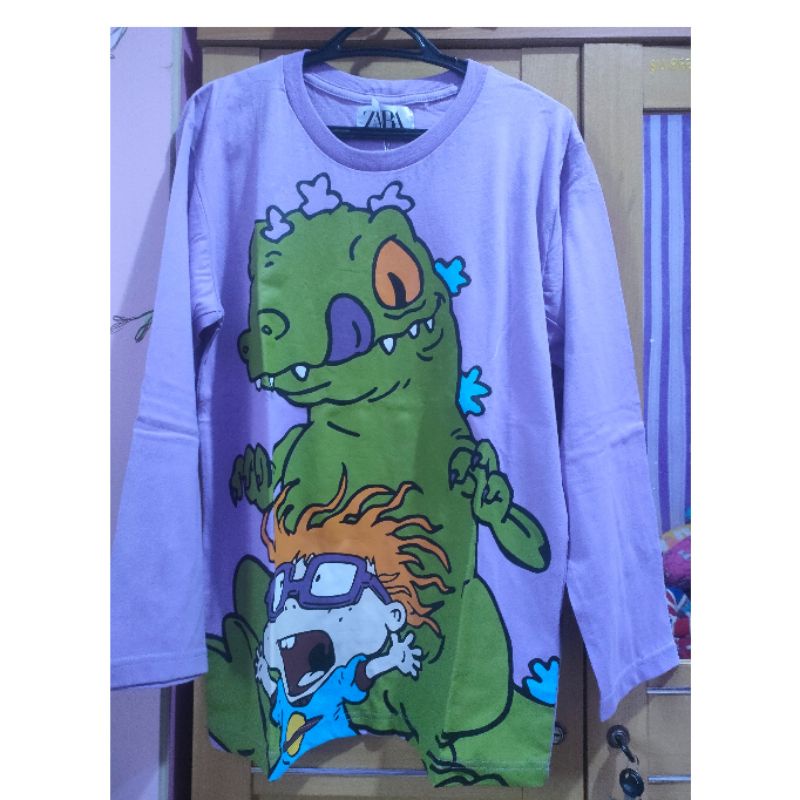 Atasan wanita Zara Atasan blouse wanita motif lucu