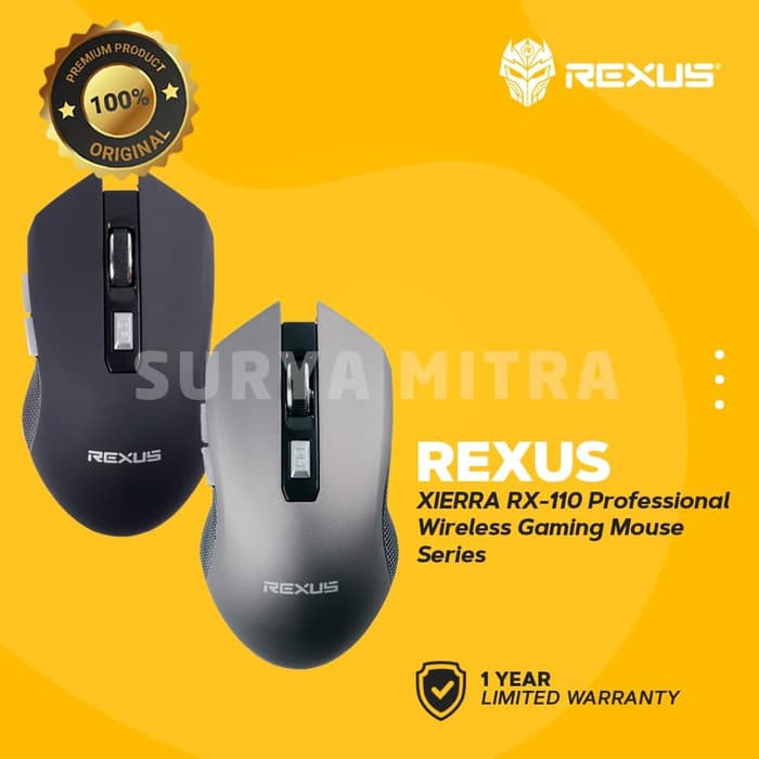 Mouse Wireless Rexus RX110