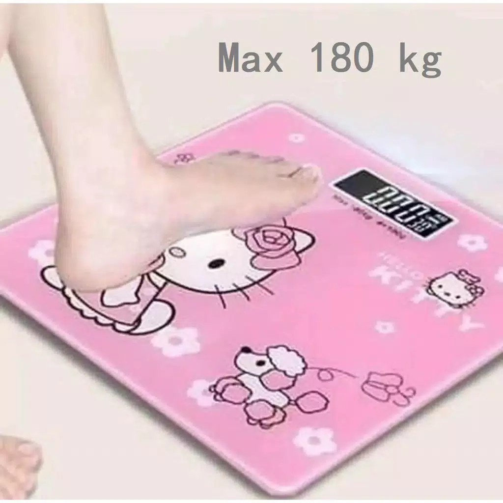 Timbangan Badan Digital Karakter Timbangan Berat Badan Karakter Kesehatan