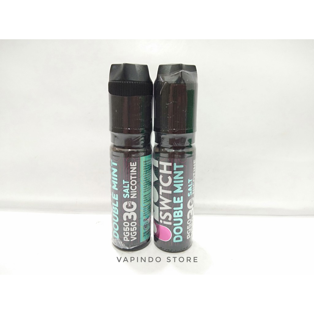 SALT ISWTCH DOUBLE MINT 15ML 30MG ISWITCH BY MOVI E LIQUID VAPE VAPOR