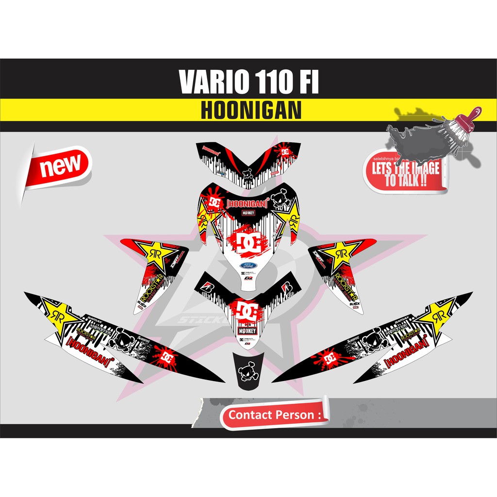 Decal Stiker Honda Vario 110 Fi Shopee Indonesia