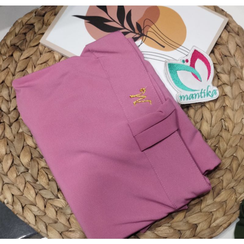 MARYAM JERSEY BERGO TALI HIJAB INSTAN ORIGINAL JERSEY SUPER NON PER-Pink