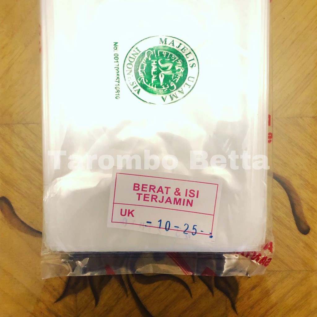 Plastik PARKIT - Bagus Untuk Packing Ikan Cupang dan Guppy ukuran 10 x 25 cm 10 x 25cm 10x25cm 10x25