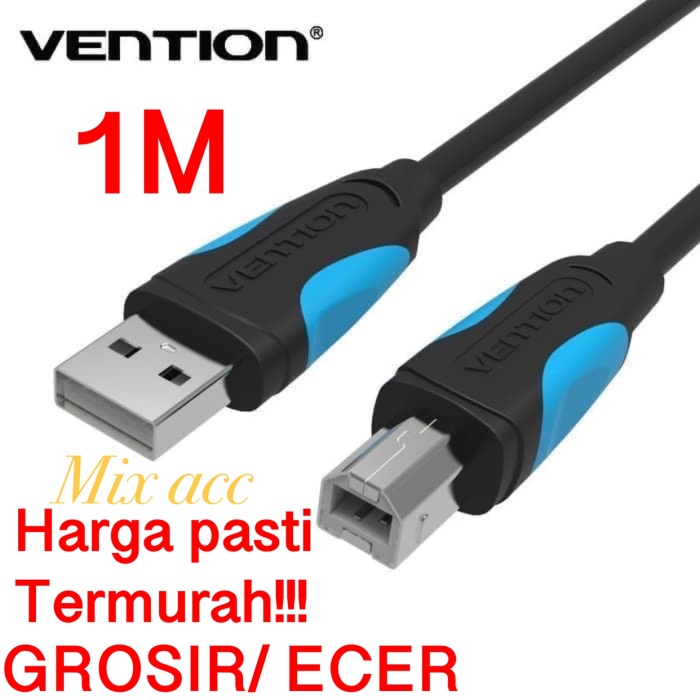 Vention [VAS-A16 1M] Kabel USB 2.0 Type A Male to B Male printer