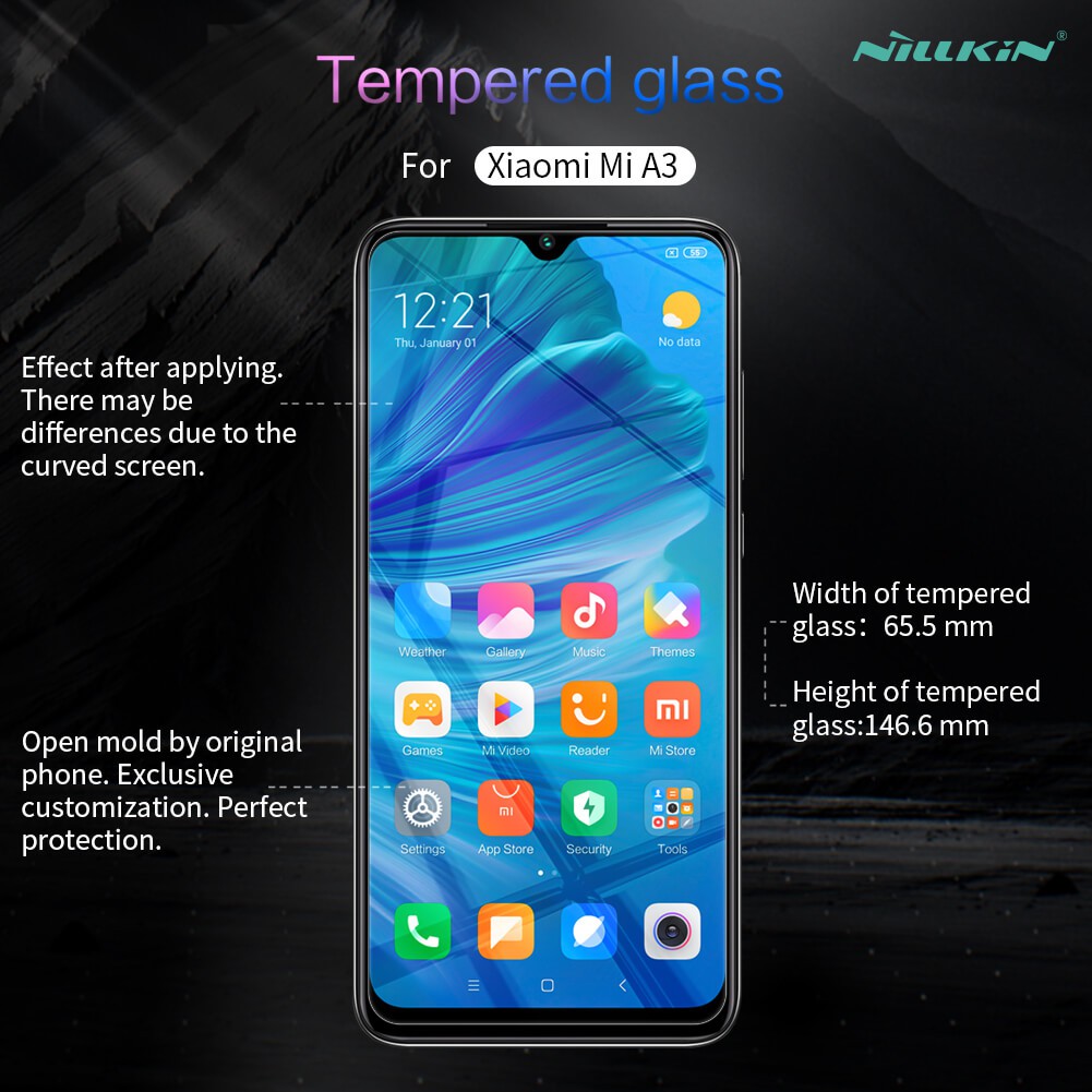 Nillkin Amazing H+ Pro tempered glass screen protector for Xiaomi Mi CC9e Mi A3