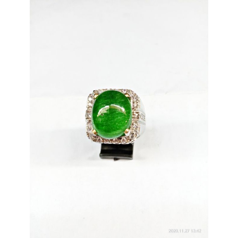 cincin batu jamrud kalimantan ring alpakah super