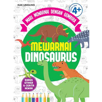 Mewarnai Dinosaurus Shopee Indonesia