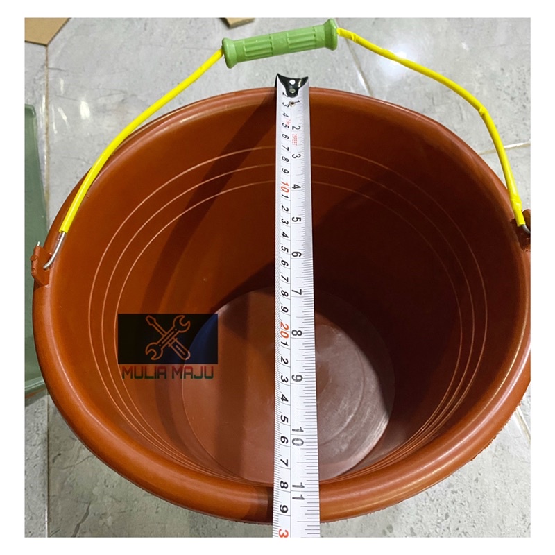 ember cor besar orange anti pecah /ember orange besar