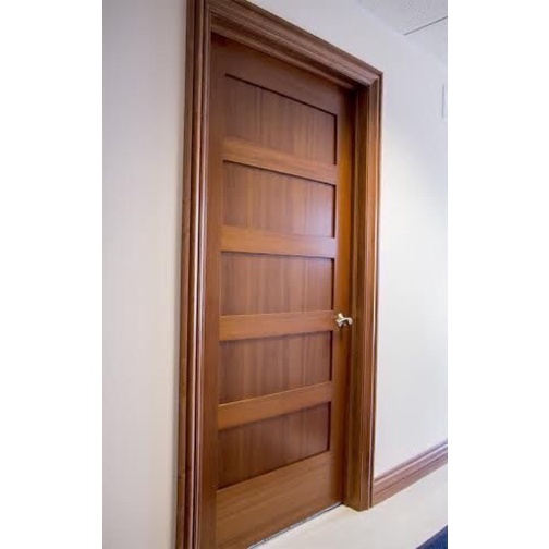 PINTU KUSEN KAMAR JATI SOLID.SET PINTU KAMAR JATI SOLID