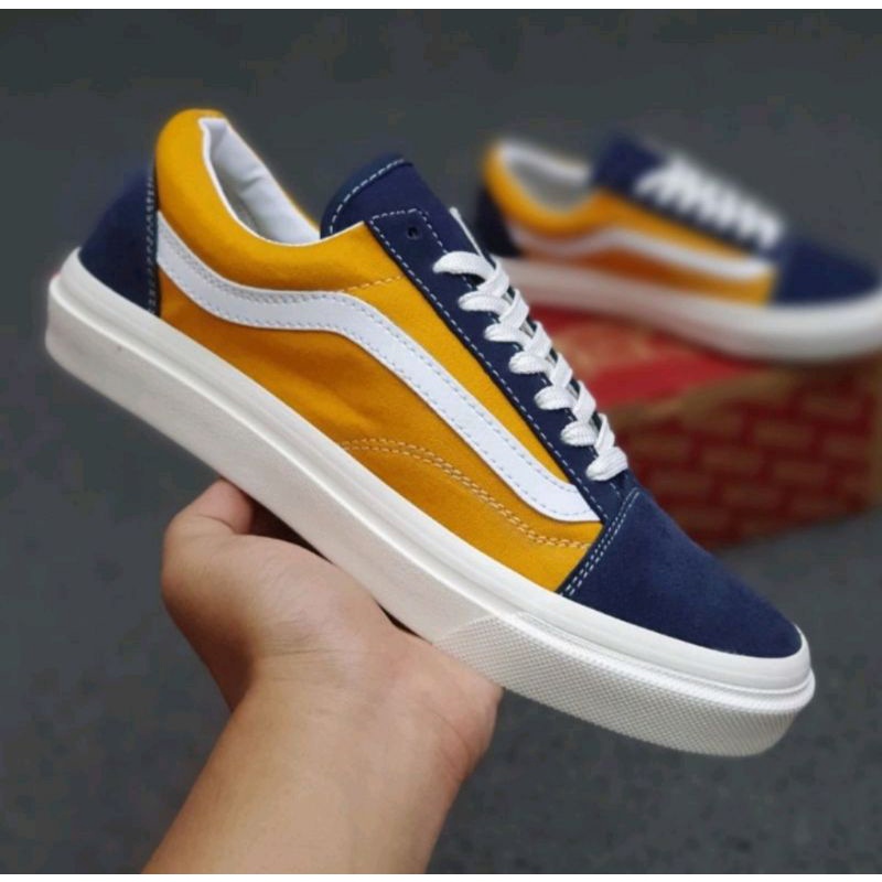 VANS OLD SKOOL NAVY KUNING