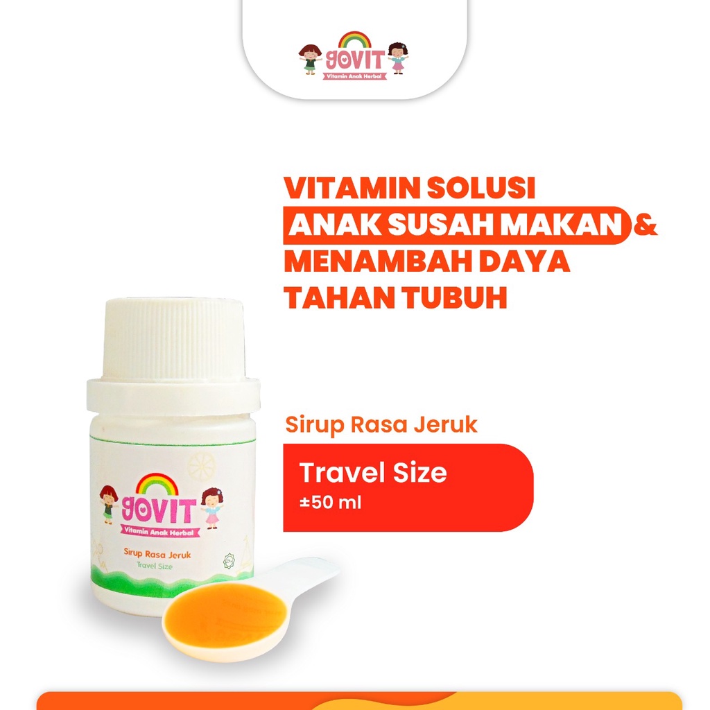 COD - Govit Bandung. Govit Vitamin Anak Herbal. 50ml