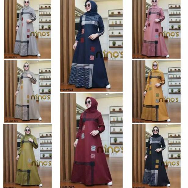 "JEY.14My22ᴰ" Gamis toyobo ninos polka 002/gamis/gamis/gamis tercantik/gamis elfath