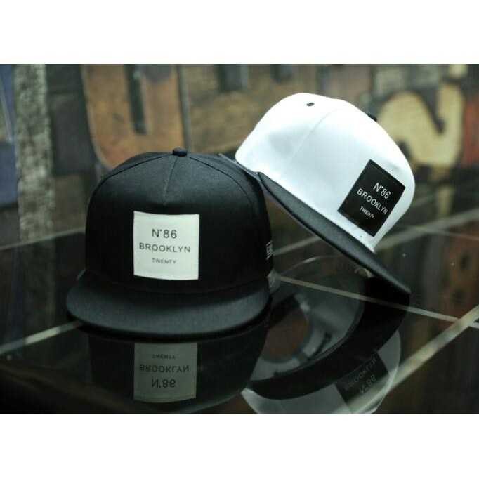 (COD) Topi Snapback N86 Brooklyn Twenty - Topi Distro Pria Wanita Import Murah