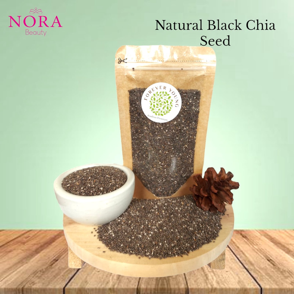 

(Healthy Food) Natural Black Chia Seed Meksiko Organik Premium // murah