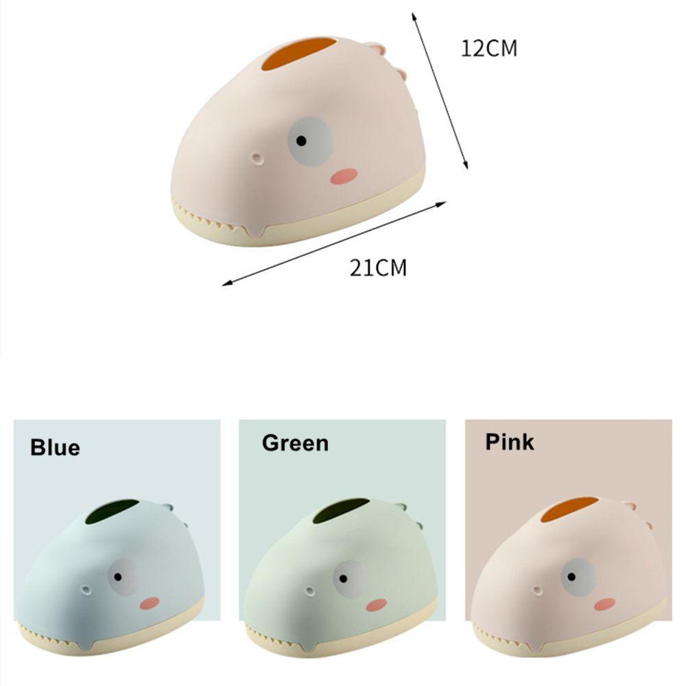 Solighter Kotak Tisu Dapur Kamar Mandi Dispenser Tempat Tisu Plastik Dinosaurus Lucu