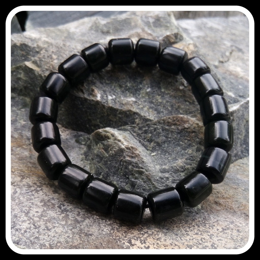 Promo Gelang  Black Jade Tabung Natural Giok Aceh Terapi