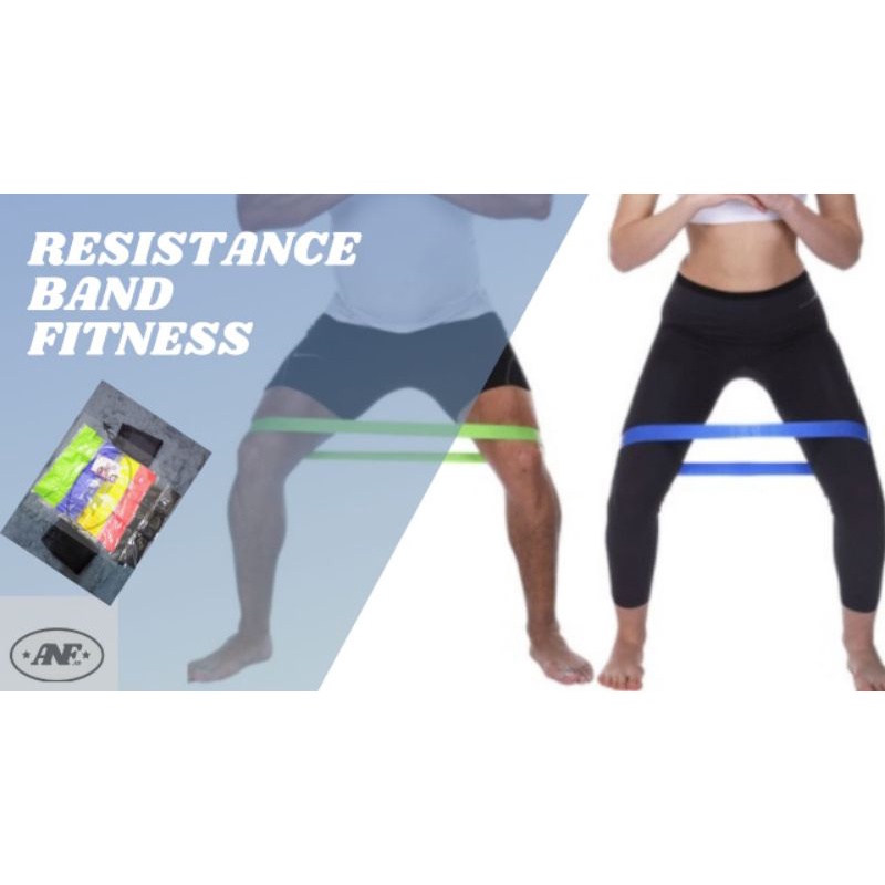 resistance band fitness /karet untuk latihan yoga dan gym