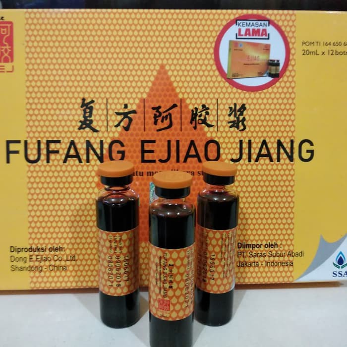 Fufang Ejiao Jiang Obat Herbal Demam Berdarah Naikan Trombosit isi 12 botol/kotak-1