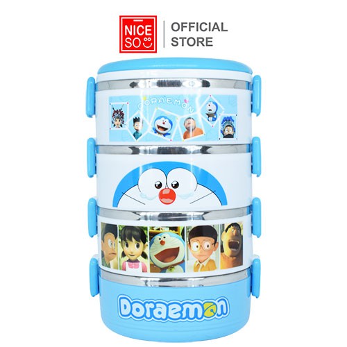 NICESO Official Lunch Box / Kotak Makan 4 Layer Character