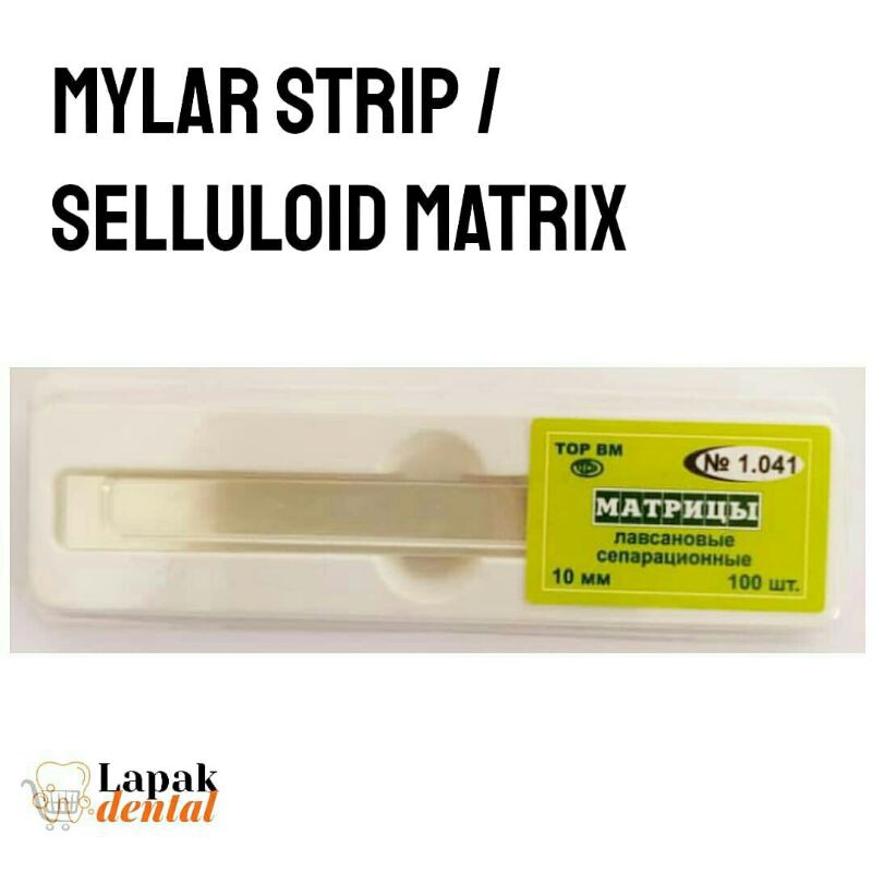 Dental Seluloid Matrix / Seluloid strip / mylar strip / celuloid strip