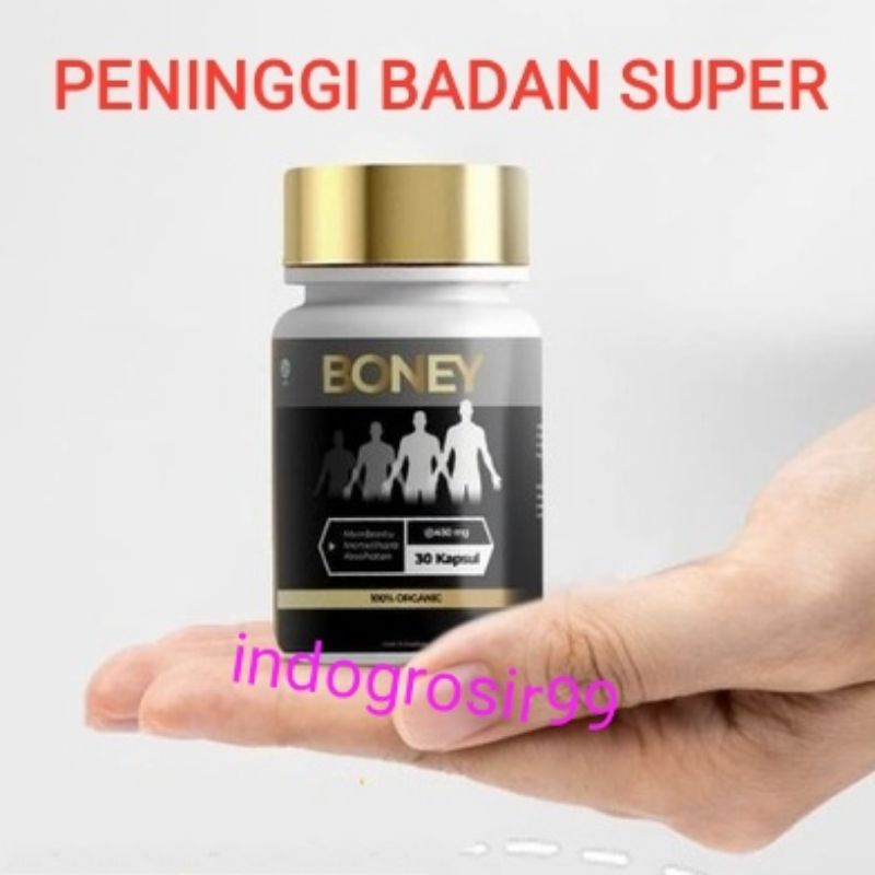 OBAT PENINGGI BADAN SUPER UNTUK PRIA DAN WANITA KAPSUL BONEY HERBAL BPOM 100% ASLI ORIGINAL