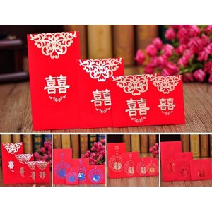 

Angpao Amplop Uang 12*8cm Tulisan Xi (Bahagia) u/ Kado Pernikahan Isi6