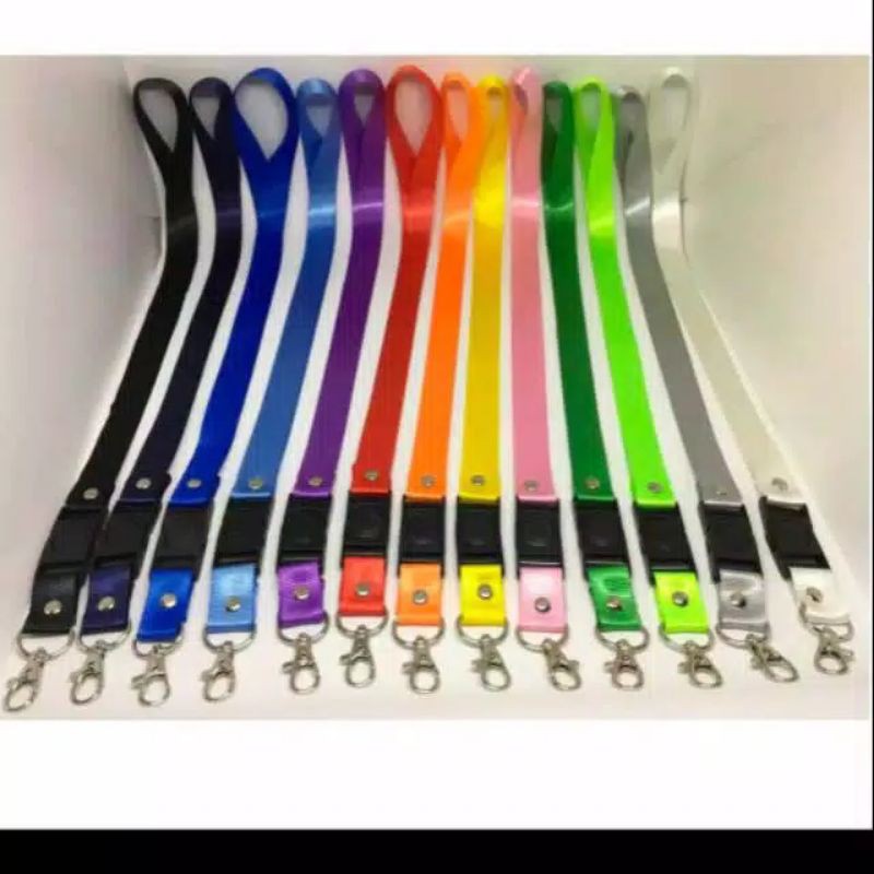 tali lanyard id card polos 2 cm