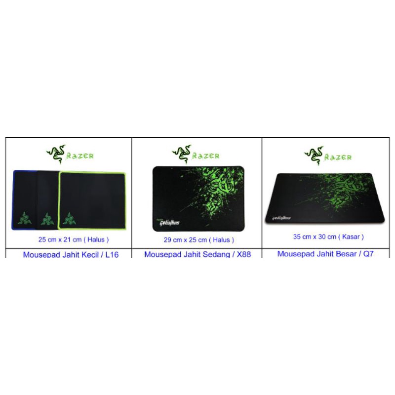 alas mouse/mousepad Razer besar # LCK