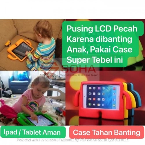 KDC-001 Case ipad pro 9.7 ipad 7 / 8 10.2 Inch / Ipad Air 3 10.5/  ipad mini 1/2/3/4/5 /ipad 2/3/4 Design lucu